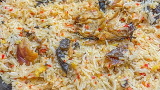 Nigerian Coconut rice recipe Delicious Native Coconut rice [upl. by Mcconaghy955]