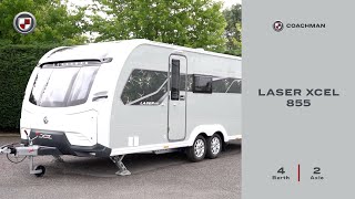 Coachman Caravan Company Ltd Laser Xcel 855 2024 Season [upl. by Aidul]