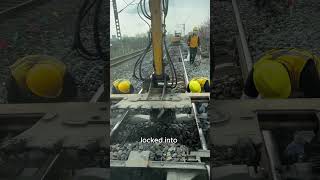 How Railway Sleepers Are Replaced 🚂🛠️ [upl. by Ixela]