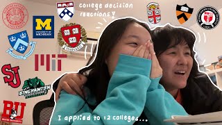 college decision reactions 2023  harvard  mit acceptance    ivys mit t20s safeties ✨ [upl. by Durward]