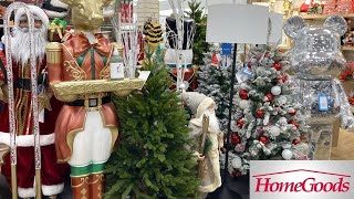 HOMEGOODS CHRISTMAS DECORATIONS CHRISTMAS DECOR ORNAMENTS SHOP WITH ME SHOPPING STORE WALK THROUGH [upl. by Anaitsirc439]