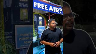 FREE Air At Petrol Pump 🤔shorts free petrol gasstation informative scam hindi cars24 [upl. by Yendroc]