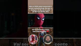 Live com Diego Marques dublagembrasil dublagemviva dublagembr marvelspiderman live entrevista [upl. by Yelyac]