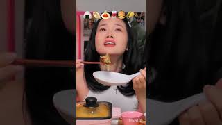 Mukbang with KikaKim🥢 mukbang kikakim shorts [upl. by Ahsitel938]