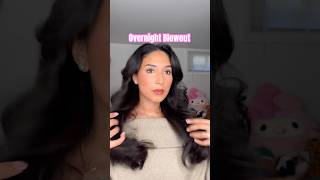 Overnight blowout heyleen overnightcurls overnightblowout heatlesscurlsovernight heatlesscurls [upl. by Marybella]