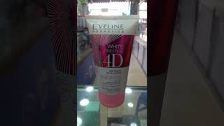 Eveline cosmetics white prestige 4 d whitening facial scrub revieweveline cosmetics scrub price [upl. by Aihsal]