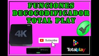 como funciona Decodificador Total play 4K  CONFIGURAR Deco RED WIFI y cambio de contraseña [upl. by Bridget346]