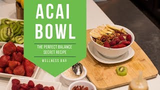 How to make an Acai Bowl  Recipe by Perfect Balance [upl. by Cheffetz796]