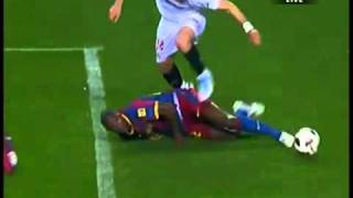 Abidal funny incredible pass [upl. by Jueta]