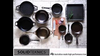 SOLIDteknics 24cm CrêpeGriddle and 28cm Sauteuse Bombée Kickstarter cookware short video [upl. by Patti]