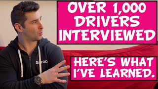 The 7 Things I Learned After Interviewing Over 1000 Uber Drivers and Lyft Drivers [upl. by Aytnahs605]