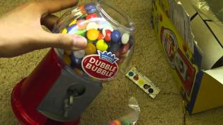 UNBOXING Double Bubble Classic Gumball Machine [upl. by Fredkin]