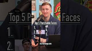 TOP 5 celebrities with PUNCHABLE FACES shorts top10 top5 tierlist funny [upl. by Chlori]