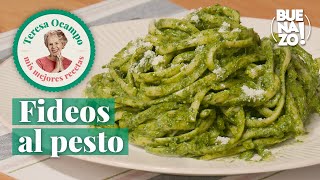 Cómo preparar fideos al pesto  Teresa Ocampo Recetas  Buenazo [upl. by Annoved]