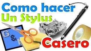 Como hacer tu propio Stylus para pantallas CAPACITIVAS [upl. by Yatnod298]