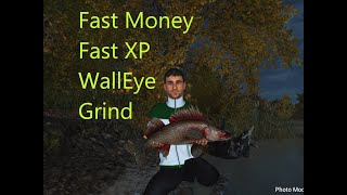 EPIC Fishing Planet Emerald Lake XP amp Money Speedrun Walleye Hunt 816 [upl. by Necaj427]