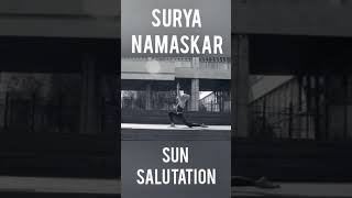 Surya namaskarsunsalutation suryanamaskaromchanting yoga exercisehealthy positivevibesshorts [upl. by Thetisa]