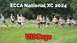 Saucony National XC Championships 2024 U13 Boys [upl. by Carr]