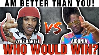 Vybz Kartel VS Aidonia  Who Is The Better LYRICIST [upl. by Wilterdink]