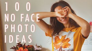 100 NO FACE PHOTO IDEAS self portrait ideas for introverts [upl. by Boland]