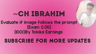 Evaluate if image follows the prompt Exam 006 100  Accepted  By Toloka Earnings [upl. by Anatola841]