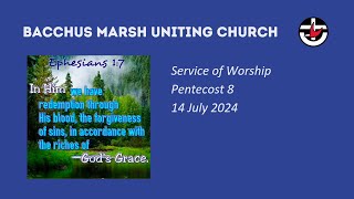 Bacchus Marsh Uniting Church  Sunday 14 July 2024 [upl. by Susanne]