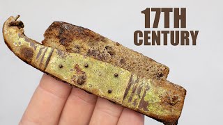 400 Years Old Rusty Pocket Knife Restoration [upl. by Maharba]