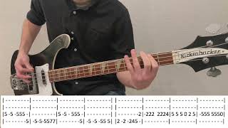 Hole Celebrity Skin BASS COVER with TABS NOTATION [upl. by Sheppard]