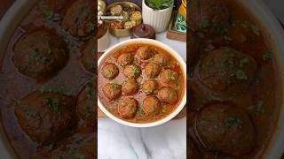 Soyabean Kofta Curry Recipe😍 shorts viral youtubeshorts [upl. by Kare]