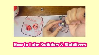 How to Lube Switches amp Stabilizers [upl. by Lindbom]