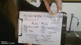 Titration  Determining the Molarity of the Base [upl. by Roxanne]