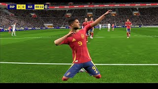 efootball new update gameplay Spain vs Switzerland full match highlights [upl. by Fridlund]