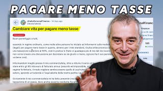 Cambiare Vita Per Pagare Meno Tasse  Reddit Reaction [upl. by Bern]