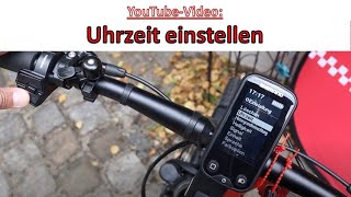 Uhrzeit umstelleneinstellen  Shimano Steps EBike Display E6100 [upl. by Dannel]