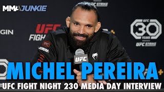 Michel Pereira Has a Lot More Energy With Permanent Move to Middleweight  UFC Fight Night 230 [upl. by Oicor564]