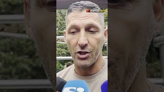 roma  MATERAZZI DIFENDE DE ROSSI quotAMA LA ROMA AVRÀ LA COSCIENZA PULITAquot  shorts [upl. by Helsell827]