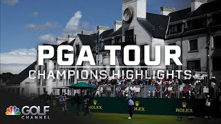 PGA Tour Champions Highlights The Senior Open Championship 2024 Round 3  Golf Channel [upl. by Yeoz]