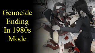 Eliminating Everyone In 1980s Mode Yandere Simulator [upl. by Now]