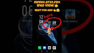 Infinix GT20 pro🥵 ipad view👈 for PUBG MOBILE😍 shorts bgmi pubgmobile [upl. by Nura606]