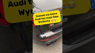 Jednak audi tez ma fake Wydechy 😂😂 s6 [upl. by Ariay]