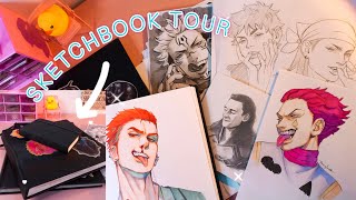 ๋๋๋࣭࣭࣭⭑🫧 Sketchbook tour  Bocetos sueltos 🫧๋࣭⭑ [upl. by Phail]