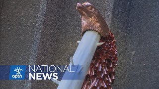 Rebecca Belmore’s latest work sits in contrast to Ottawa’s other monuments  APTN News [upl. by Idas811]