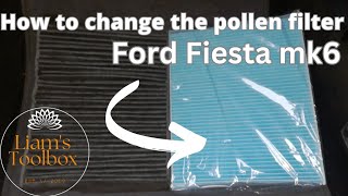 How to change a pollen filter FORD FIESTA MK6 [upl. by Lucania]