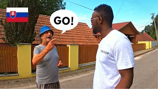 How Do Slovak Villagers React To a Black Foreigner [upl. by Aleuname210]