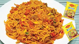 ಚೈನೀಸ್ ಸ್ಟೈಲ್ ಮ್ಯಾಗಿ ನೂಡಲ್ಸ್  CHINESE MAGGI RECIPE  SPICY MAGGI MASALA [upl. by Akela]