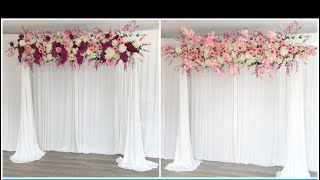 DIY  How to make a wedding backdrop [upl. by Nazarius]