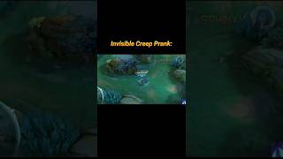 Invisible Creep Prank 😂 mlbb shorts [upl. by Sirrap]