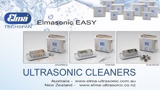 Elmasonic EASY Ultrasonic Cleaners NZL AUS [upl. by Fernande]