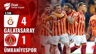 Galatasaray 41 Ümraniyespor MAÇ ÖZETİ Ziraat Türkiye Kupası 5 Tur  18012024 [upl. by Bhatt]