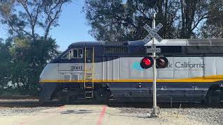 Eckley Pier Railway Crossing Crockett CA USA [upl. by Nannek676]